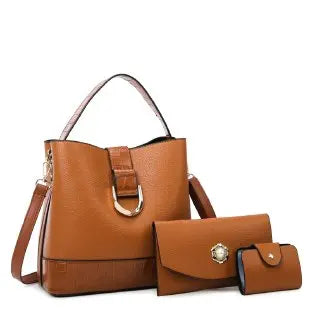 2024 New Fashion Four Piece Set Mother Bag Hand Held Water Bucket Bag Multi Piece Set Bag for Woman