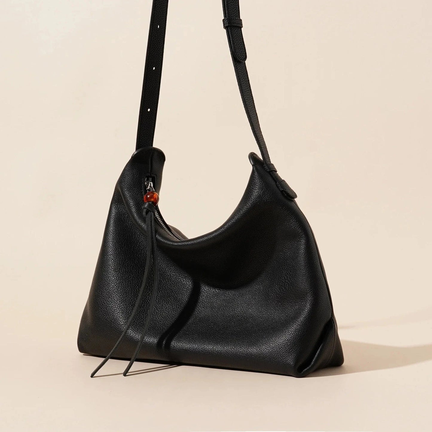 High-End Women's Cowhide Leather Cross-Body Casual Bag Large-Capacity Genuine Leather Waterproof Shoulder Bag for Ladies