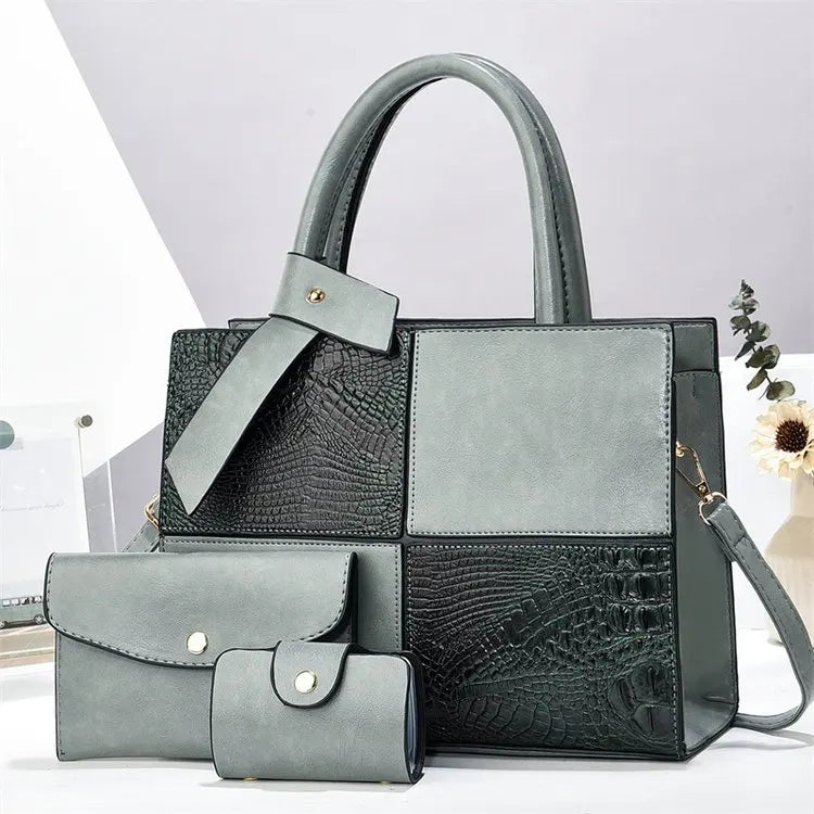 2025 Bag for Women Three Pieces Set Fashion Ladies Handbag Shoulder Large Capacity Bag for Business Versatile Casual Handbag