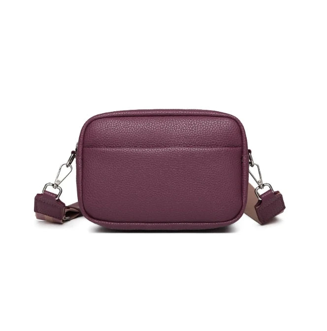 Wholesale Trendy and Fashionable Women's Single Shoulder Crossbody Bags Solid Color Zipper Closure PU Backpacks