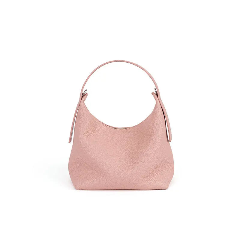 2025 New High-end Vintage Lichee Pattern Genuine Leather Messenger Bag for Women High Quality Casual Women's Handbags
