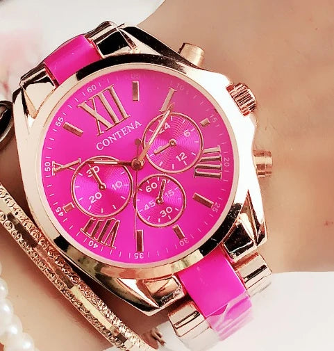 Rose Gold Stainless Steel Women's Watch
