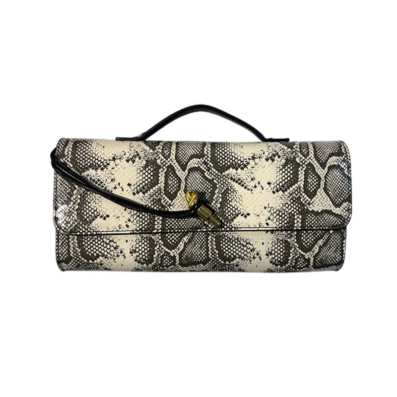 2025 Women's New Waterproof Evening Shoulder Bag with Lock Strap and Two Handles/Closures for Beach Use and Christmas Fashion