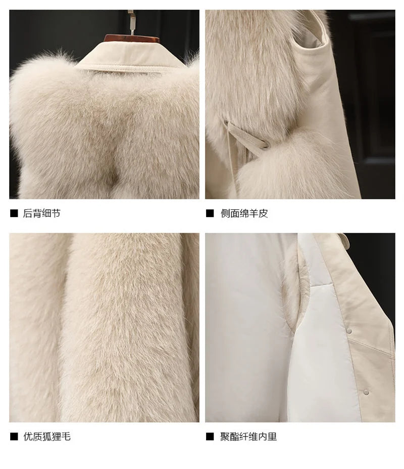 High Quality Imitation Fox Fur Vest Jacket Women Fur Vest Jacket 2024 Winter Waistcoat Short Fur Vest Female Vestcoat Sleeveless