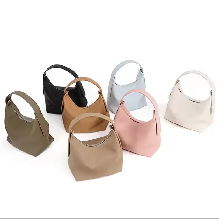 2025 New High-end Vintage Lichee Pattern Genuine Leather Messenger Bag for Women High Quality Casual Women's Handbags