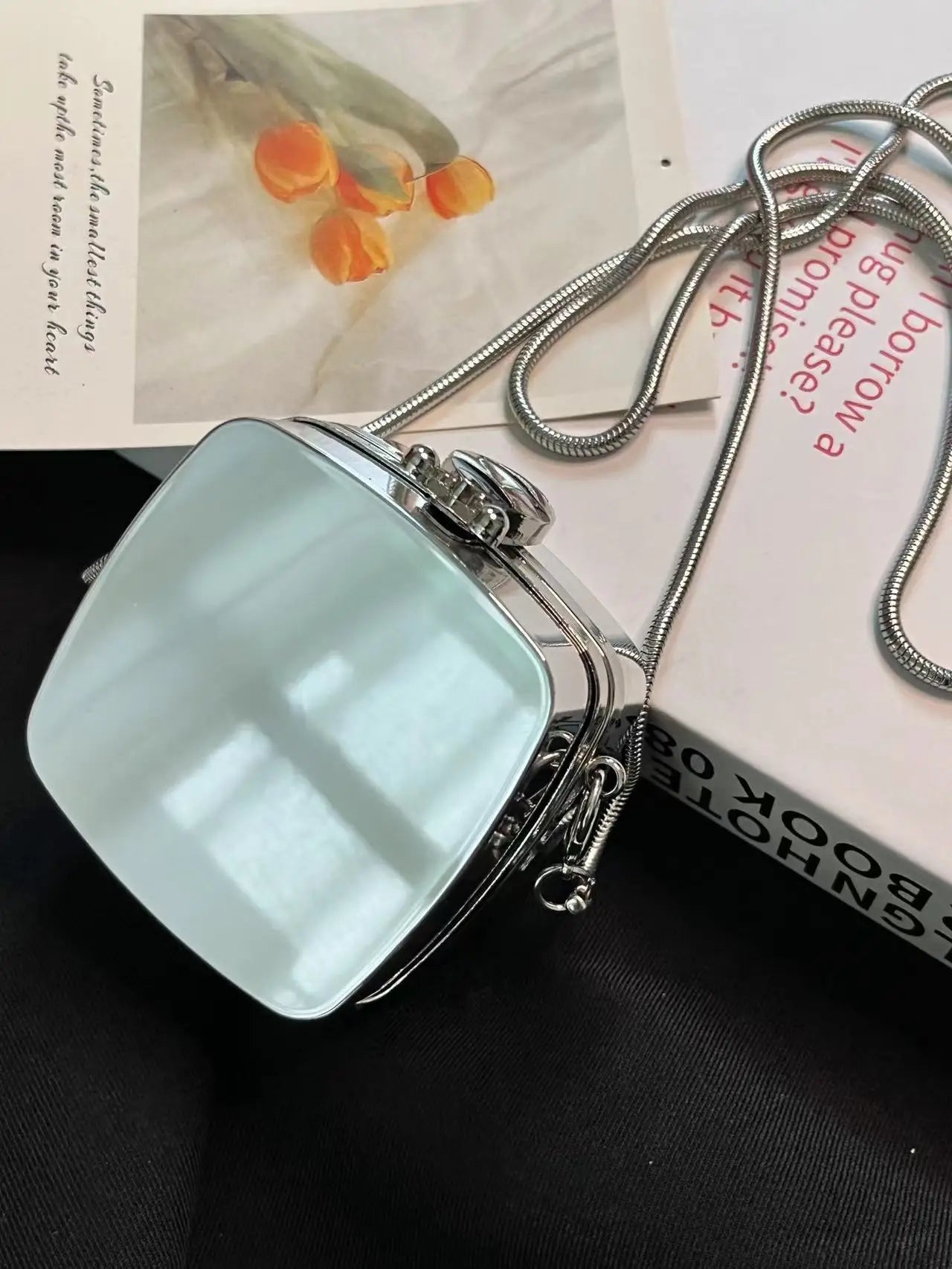 Hot Sale Acrylic Mini Clutch Purse Woman Lipstick Coin Wallets and Bags Cross Chain Shoulder Fashion Party Bags for Women