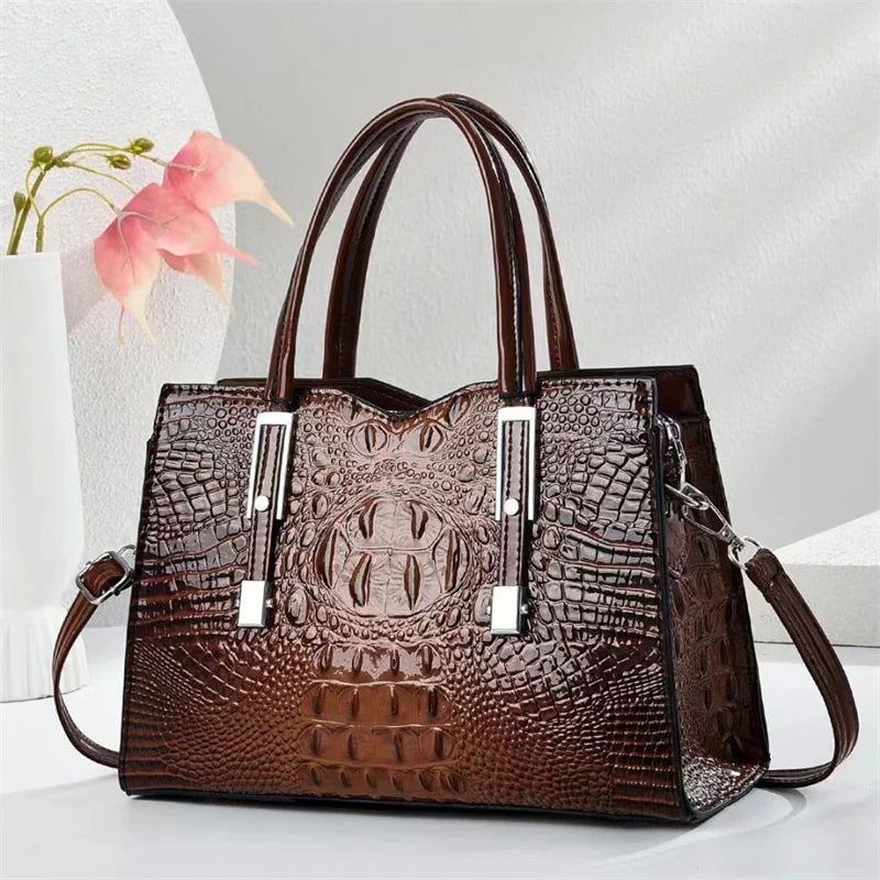 2025 New Women's Luxury PU Leather Handbags and Purses High Quality Wholesale with Zipper Closure Ladies' Fashion Style