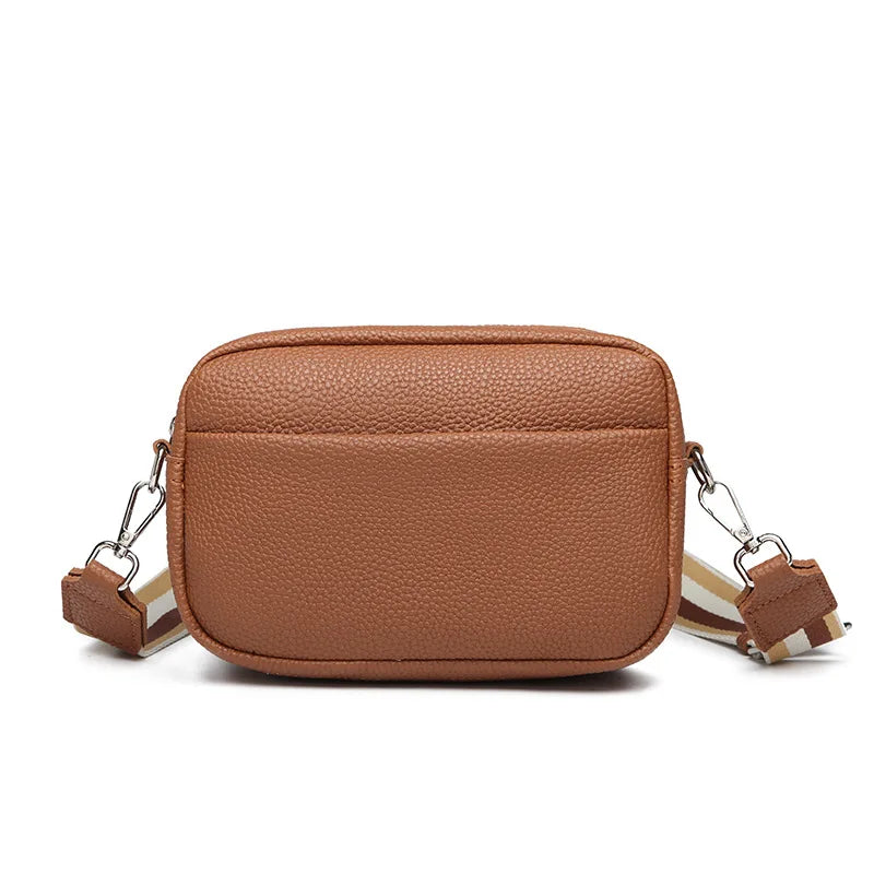 Wholesale Trendy and Fashionable Women's Single Shoulder Crossbody Bags Solid Color Zipper Closure PU Backpacks