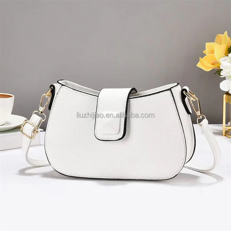 2025 Spring Single Shoulder New Women's Trendy Fashion Minimalist Trendy Slanted Underarm Shoulder Bag