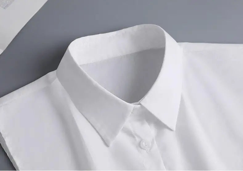 White Fake Collar Shirt Women Shawl Detachable Shirt Collar Lace False Collar Lapel Blouse Women Clothes Accessories Faux Col