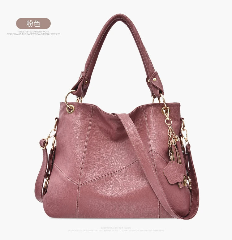 2025 High Quality Girls' Casual Tote 2- Piece Bag Color-Matching Design Large Capacity Rich Colors Sacs Main