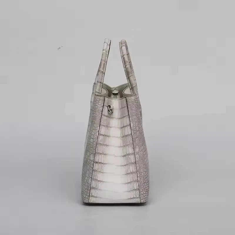 New Crocodile Leather Genuine Leather Women's Bag Luxury Handbag Tote Bag High Quality Fashion Women's Bag