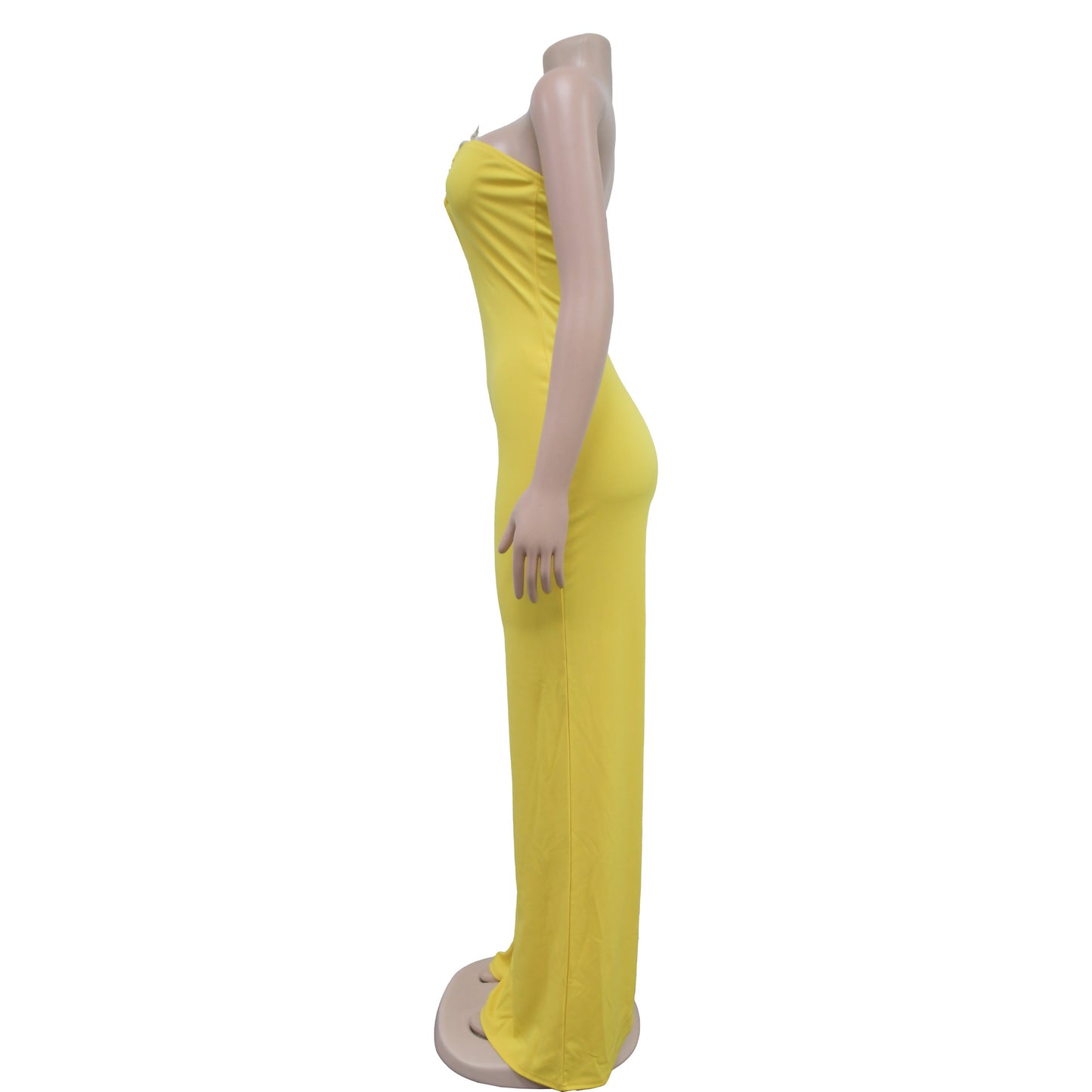 CM.YAYA Women Wide Leg Deep V-Neck Sleeveless Jumpsuits 2024 Summer Hollow Out Night Street Club Playsuit One Piece Suit Romper