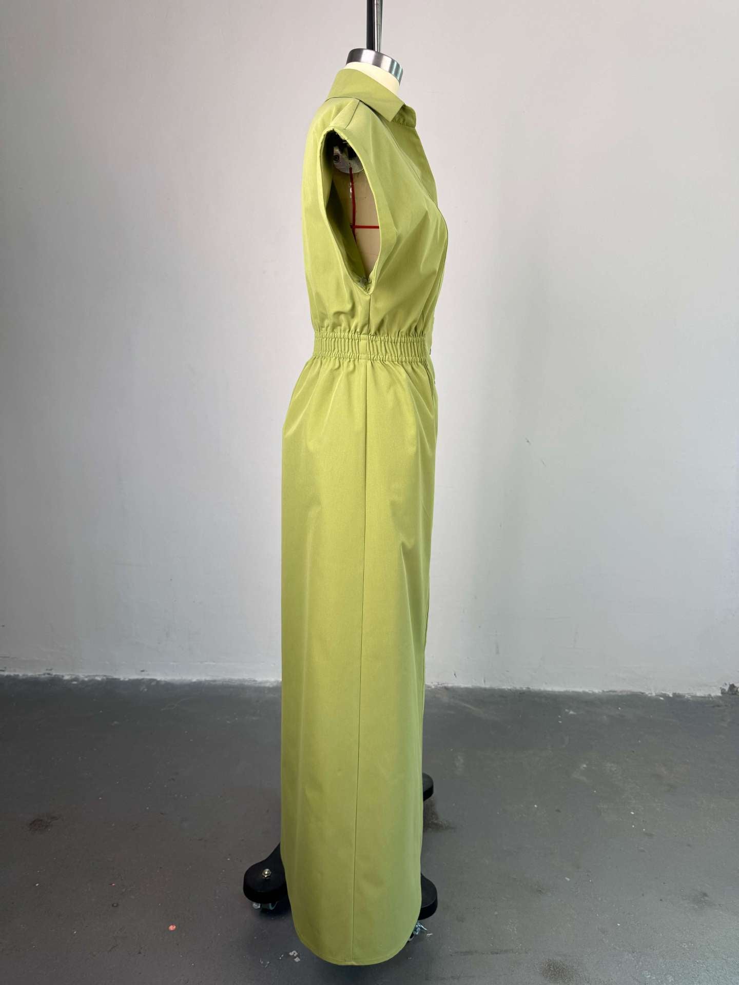 CM.YAYA Women Batwing Short Sleeve Single Breasted Long Maxi Dress 2025 Street Birthday Evening Sexy Party Dresses Vestidos
