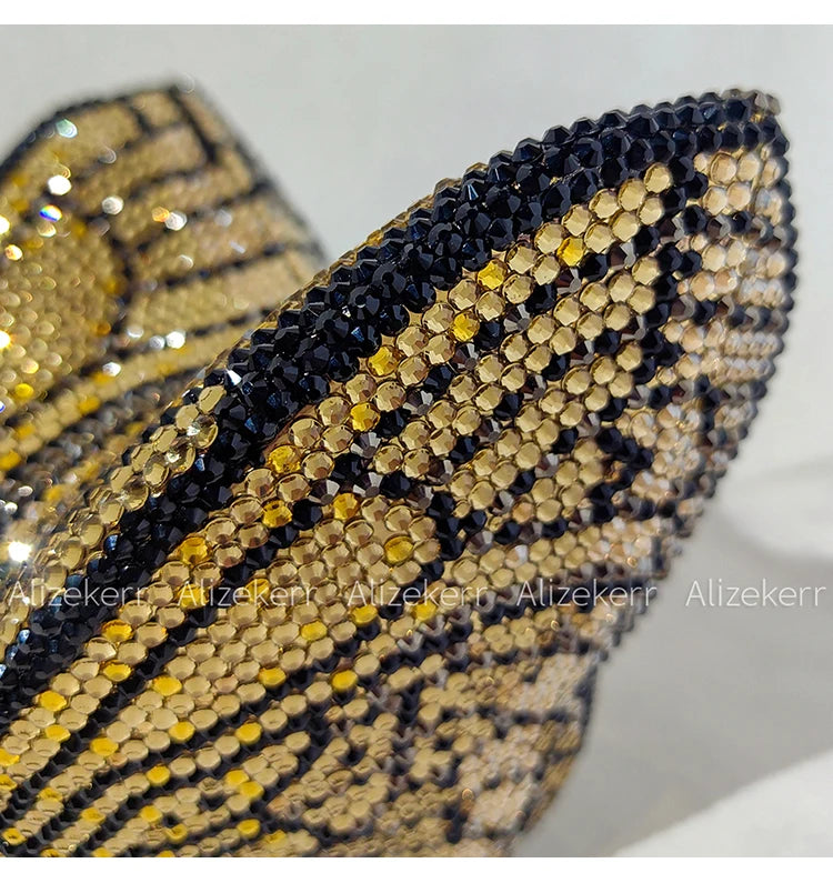 Alizekerr Butterfly Diamond Evening Bags Women 2025 Luxury Designer Gorgeous Rhinestone Clutch Purses And Handbags Wedding Party