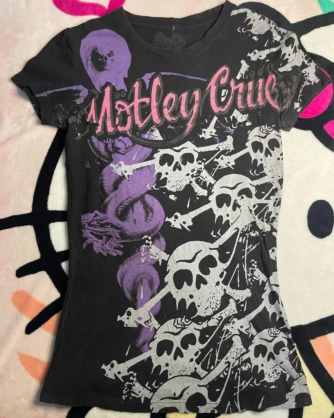 Y2K Glasses Wearing Kitten Pattern Printed Slim Fit Women's T-shirt Retro Pure Cotton Exquisite Fashion Casual Top Kawaii