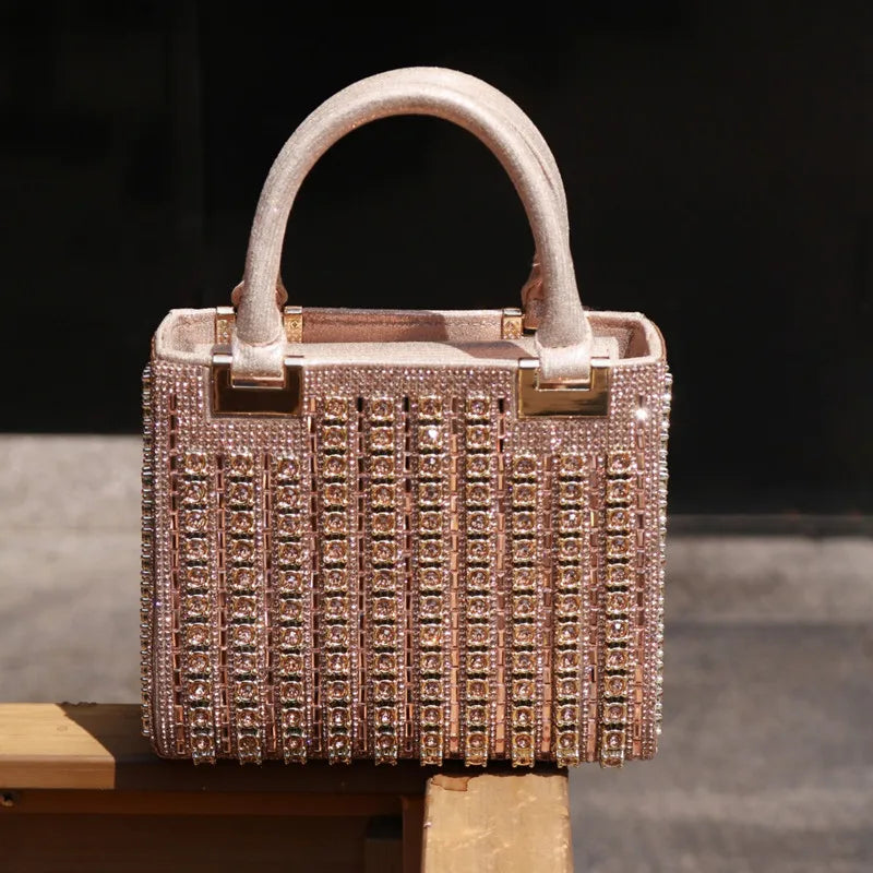 Crystal Rhinestone Wedding Evening Clutch Bag for Women