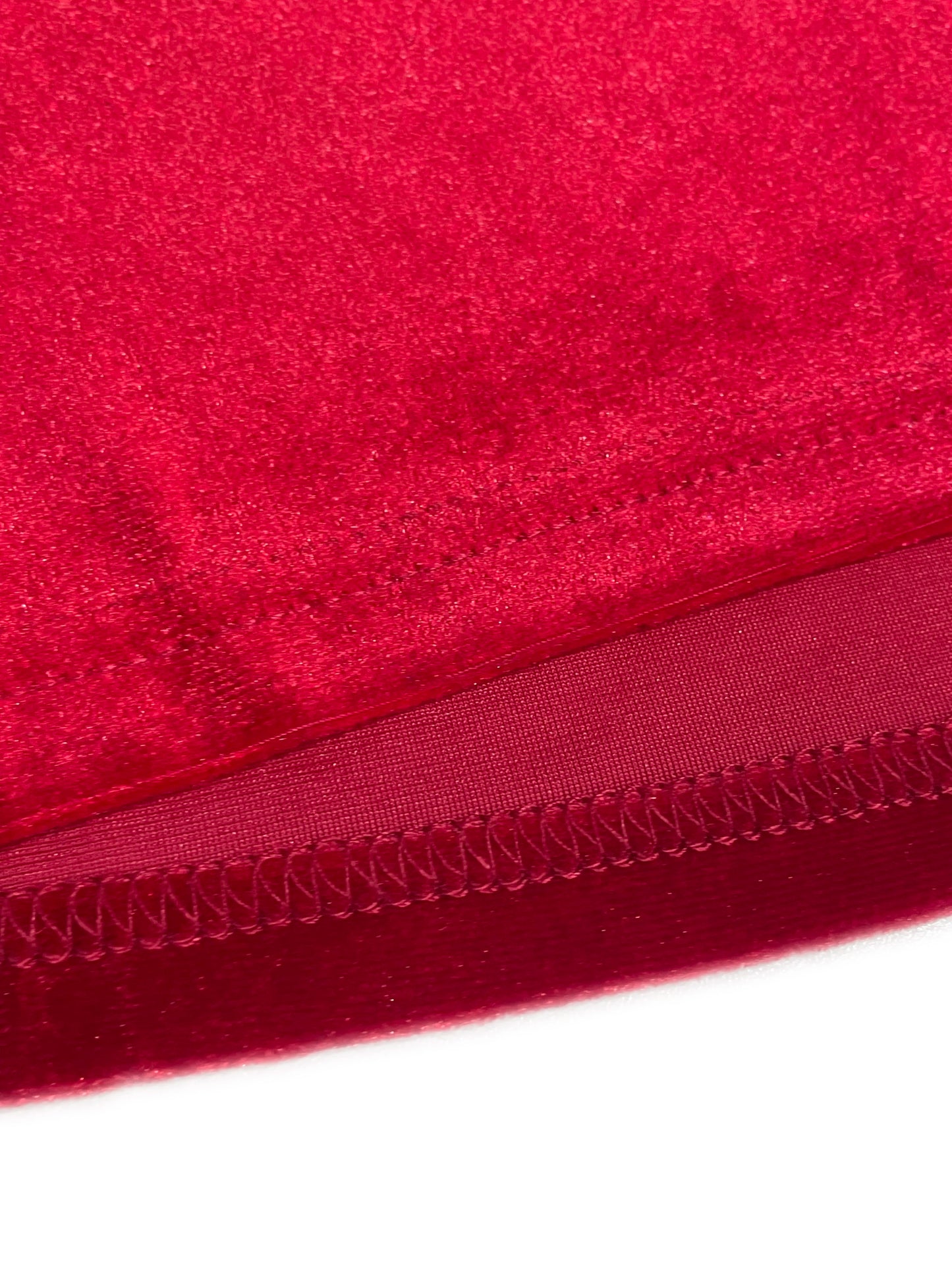 Women's Holiday Party Backless Velvet Skirt with Side Slits