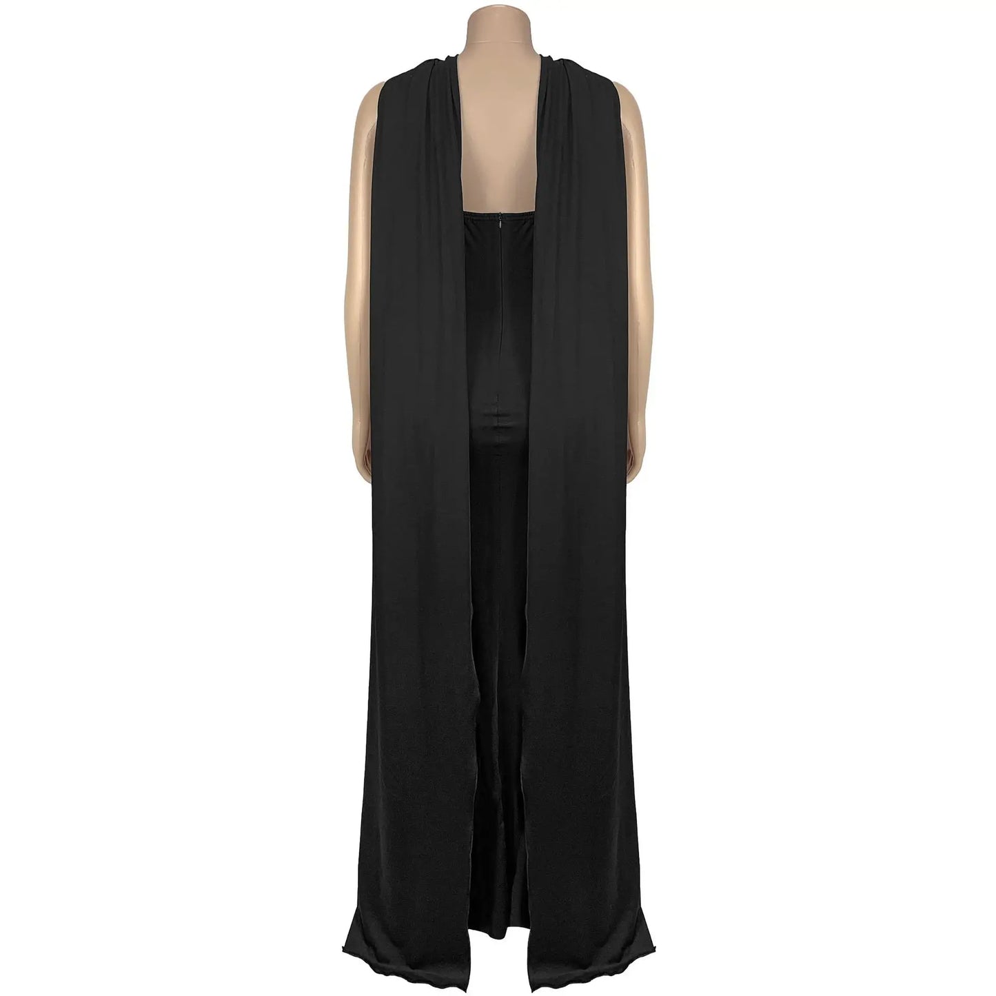 Elegant Satin Ribbon Party Long Dress Women Black Off Shoulder Sleeveless Slim Female Dresses 2025 Summer Lady Evening Robe New