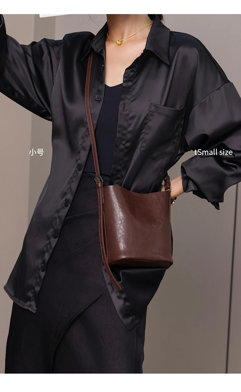 Women's Cowhide Genuine Leather Bag Ladies High Quality Luxury Designer Handbag Fashion Crossbody Bags Female Shoulder Bag Lady