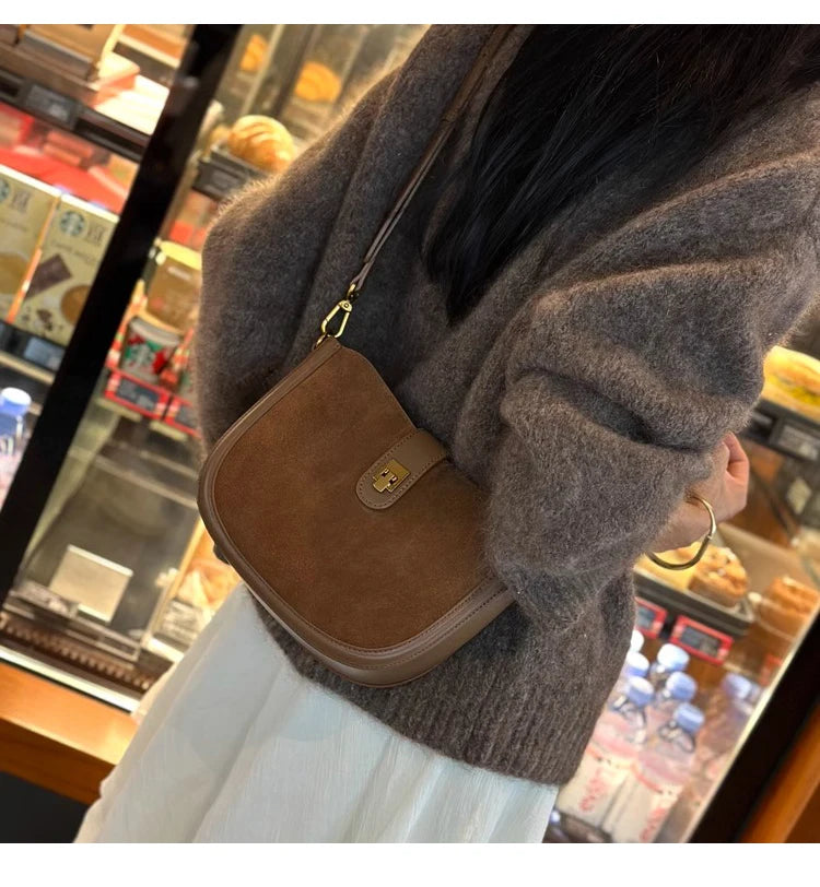 Women‘s Cowhide Genuine Leather Shoulder Bag Ladies Soft Cow Real Leather Handbag Female Fashion Luxury Design Crossbody Bags