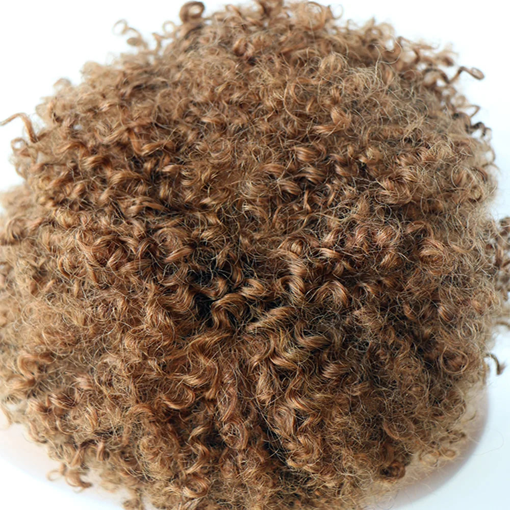 Short Afro Kinky Curly Human Hair Wigs With Bangs Brazilian Virgin Pixie Wig For Black Women 180% Density Full Machine Made Wig