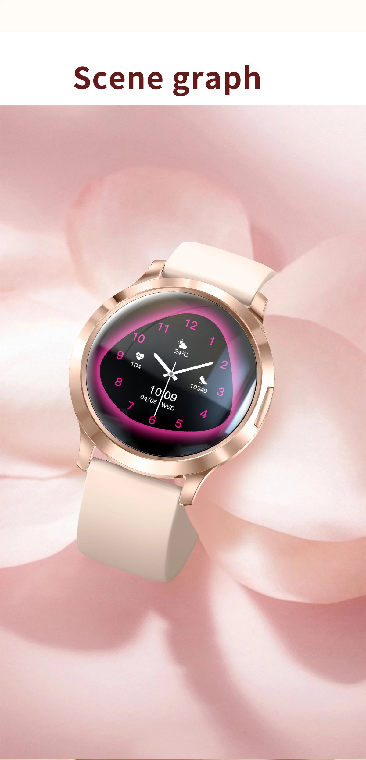 2025 New Smart Watch For Women 1.32"HD AMOLED Screen IP68 Waterproof Heart Rate Women Health Ladies Smartwatches For Android ios