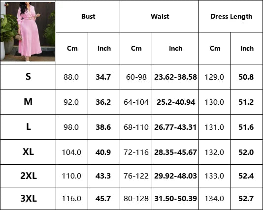 Elegant Office Dresses for Women Pleated Deep V Neck Full Sleeve Belt Waisted Ankle Length African Business Work Wear Dress New