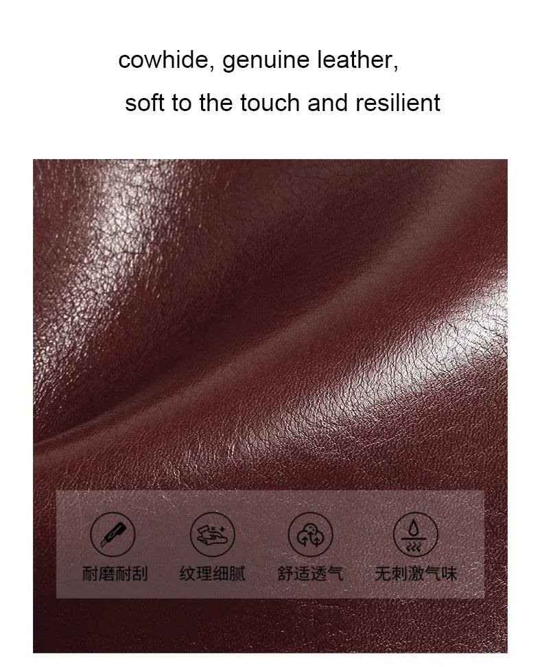 Women's Natural Cow Leather Backpacks Lady Cowhide Design Large Capacity Bags Female Retro Fashion Versatile Backpacks Ladies