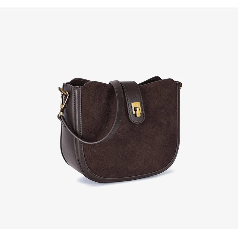 Women‘s Cowhide Genuine Leather Shoulder Bag Ladies Soft Cow Real Leather Handbag Female Fashion Luxury Design Crossbody Bags