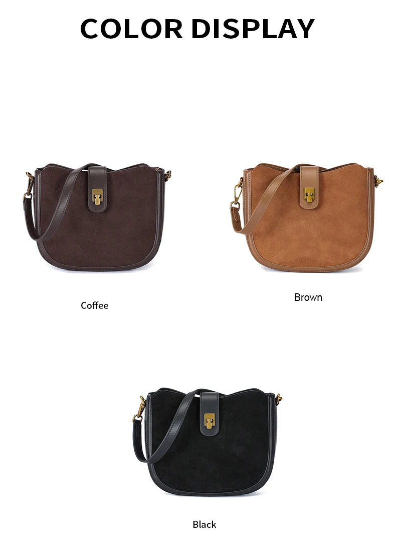 Women‘s Cowhide Genuine Leather Shoulder Bag Ladies Soft Cow Real Leather Handbag Female Fashion Luxury Design Crossbody Bags