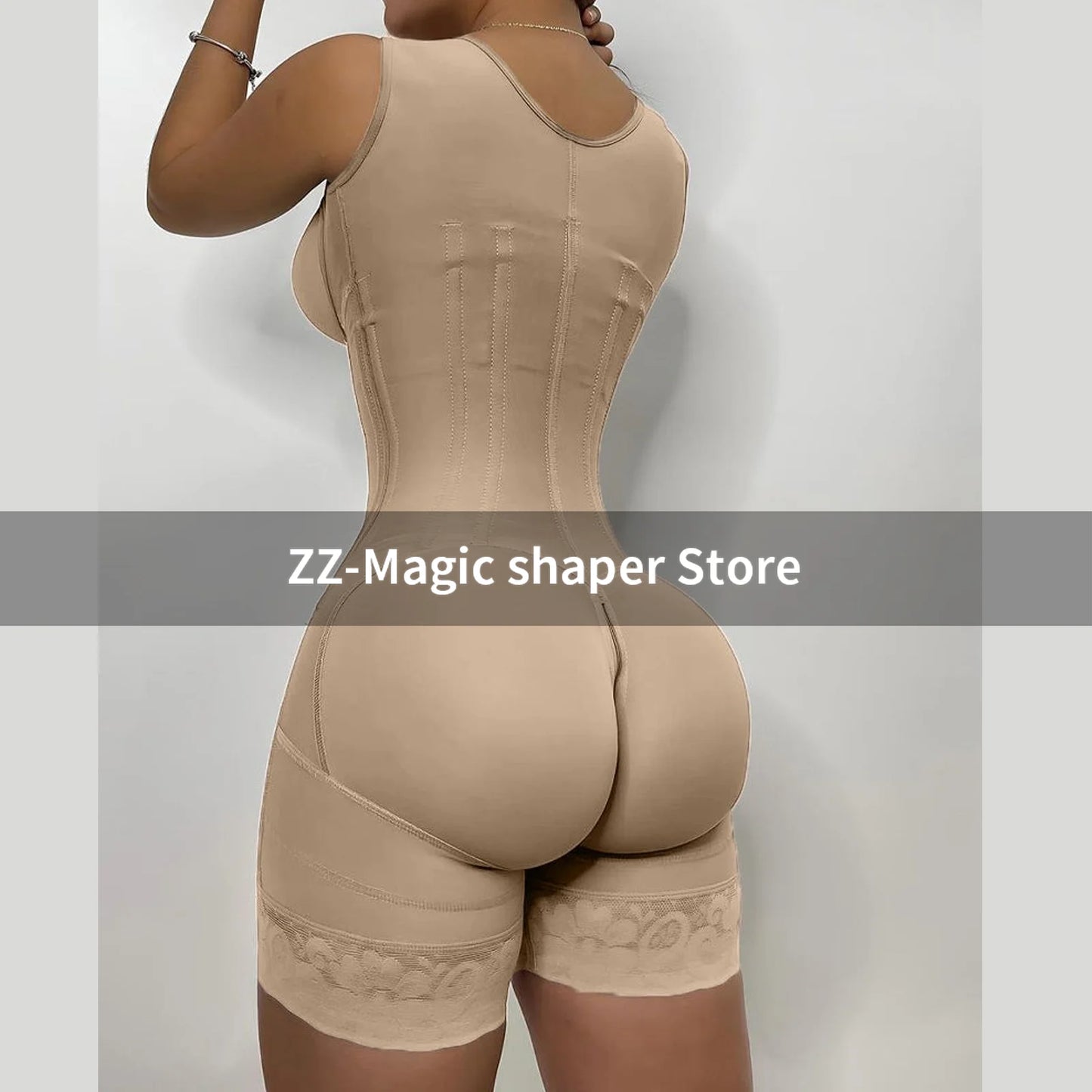 Fajas Colombianas Postpartum Girdles for Women Double Compression Shapewear Full Body Slimming Waist Trainer Flat Belly Corset