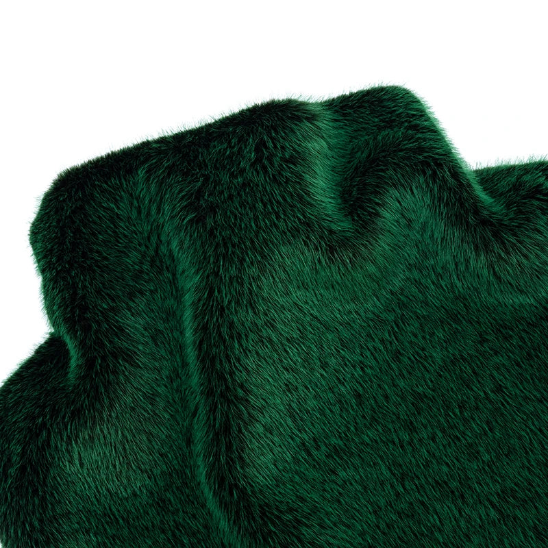 Weird Puss Turtleneck Furry Tank Tops Women Y2K Sexy Side Split Chic Fall Trend Midnight Basic Street Furs Hipster Clubwear Vest