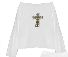 Y2k casual and fashionable cross diamond design one-shoulder top women's top summer hot girl style long-sleeved top shorts set