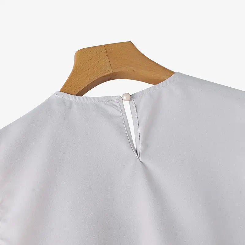 ZANZEA Elegant Round Neck Tank Tops Women Office Lady Buttons Camis 2024 Summer Sleeveless Tanks Fashion Irregular Solid Vests