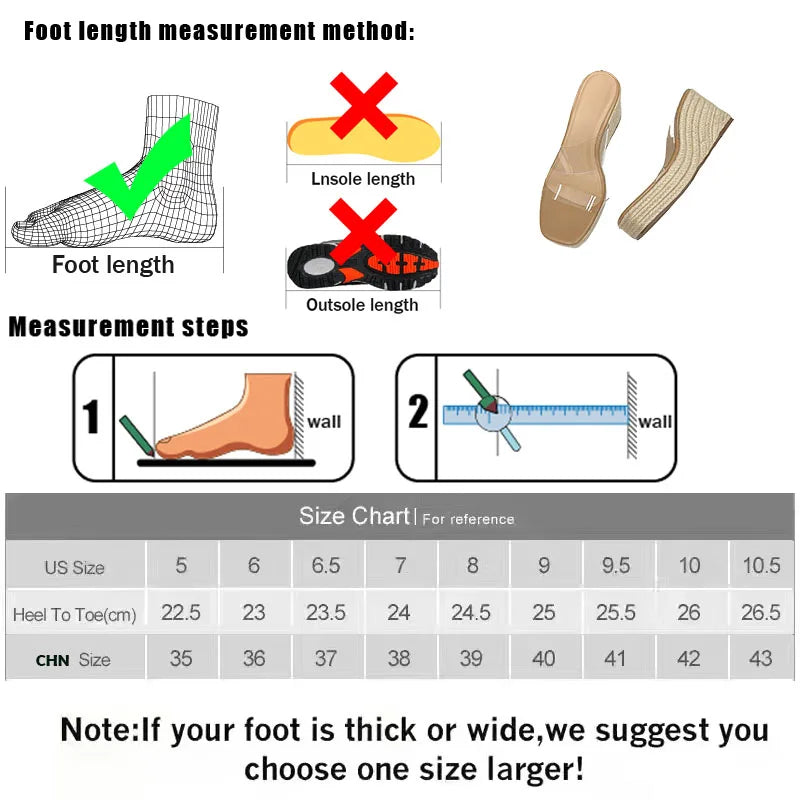 2025 Platform Ladies Wedges Slides Slippers Shoes Female Pumps Shoes Fashion Transparent Footwear Women Wedges Slippers Big Size