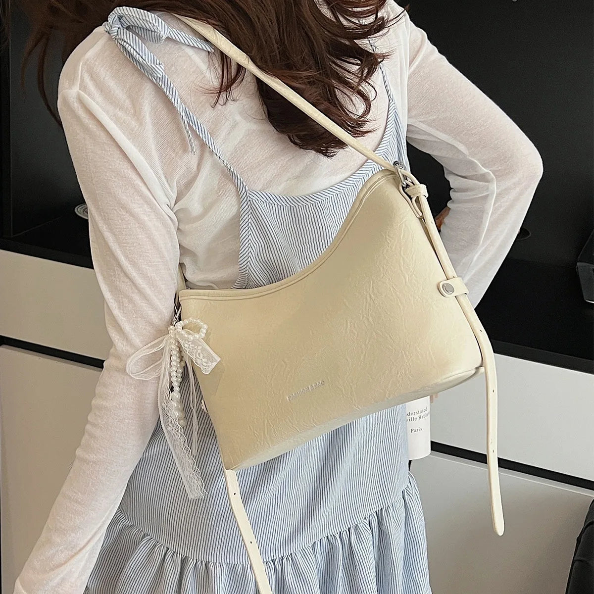 2025 New Women's Tote Bag - Large Capacity Crossbody Purse, Stylish Shoulder Bag for Work & Commute, Summer Office Essentials