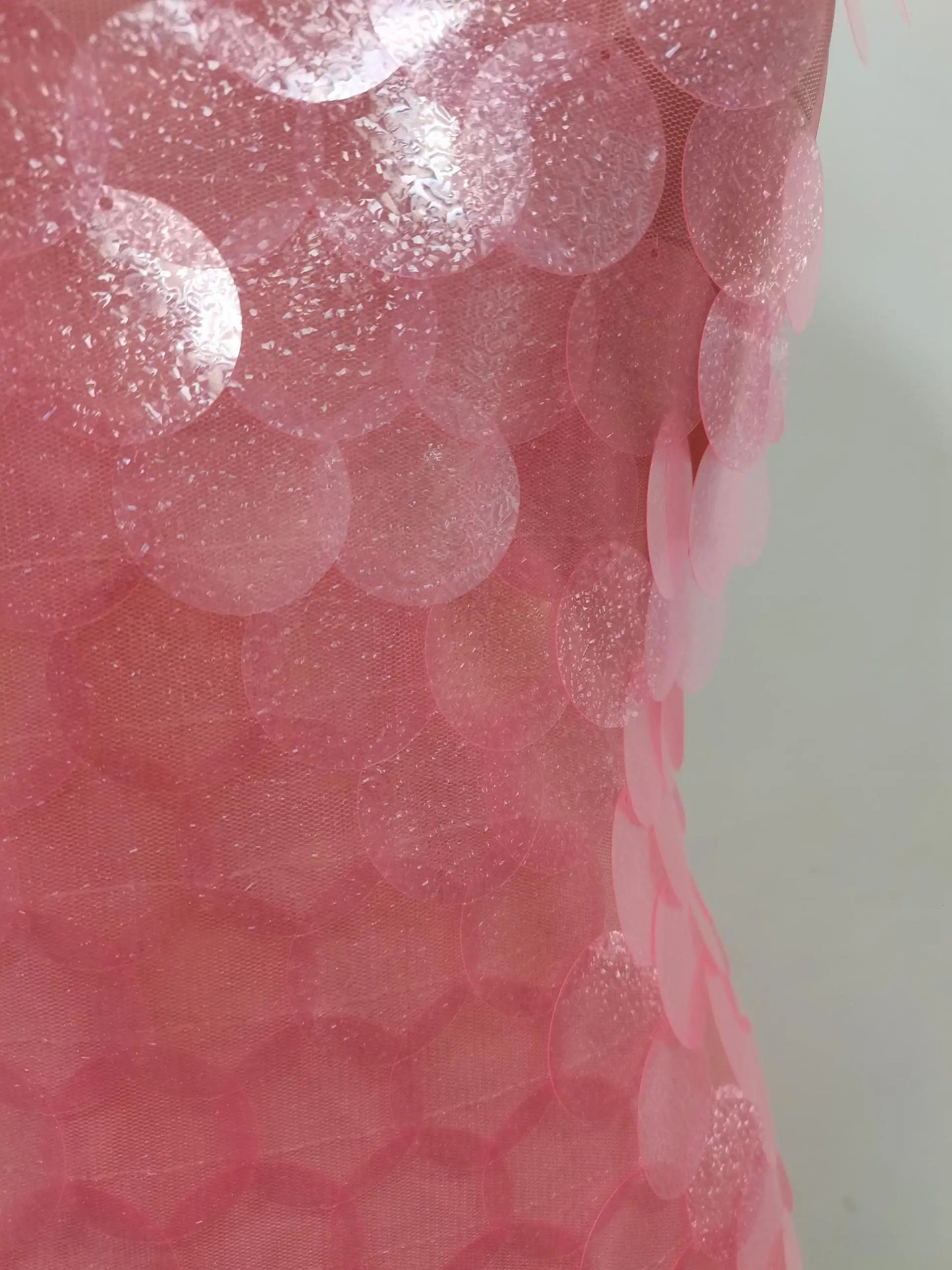 VGH Sexy Patchwork Sequined Camisole Dress for Women O Neck Sleeveless Spliced Crisscross Bandage Backless Mini Dresses Female