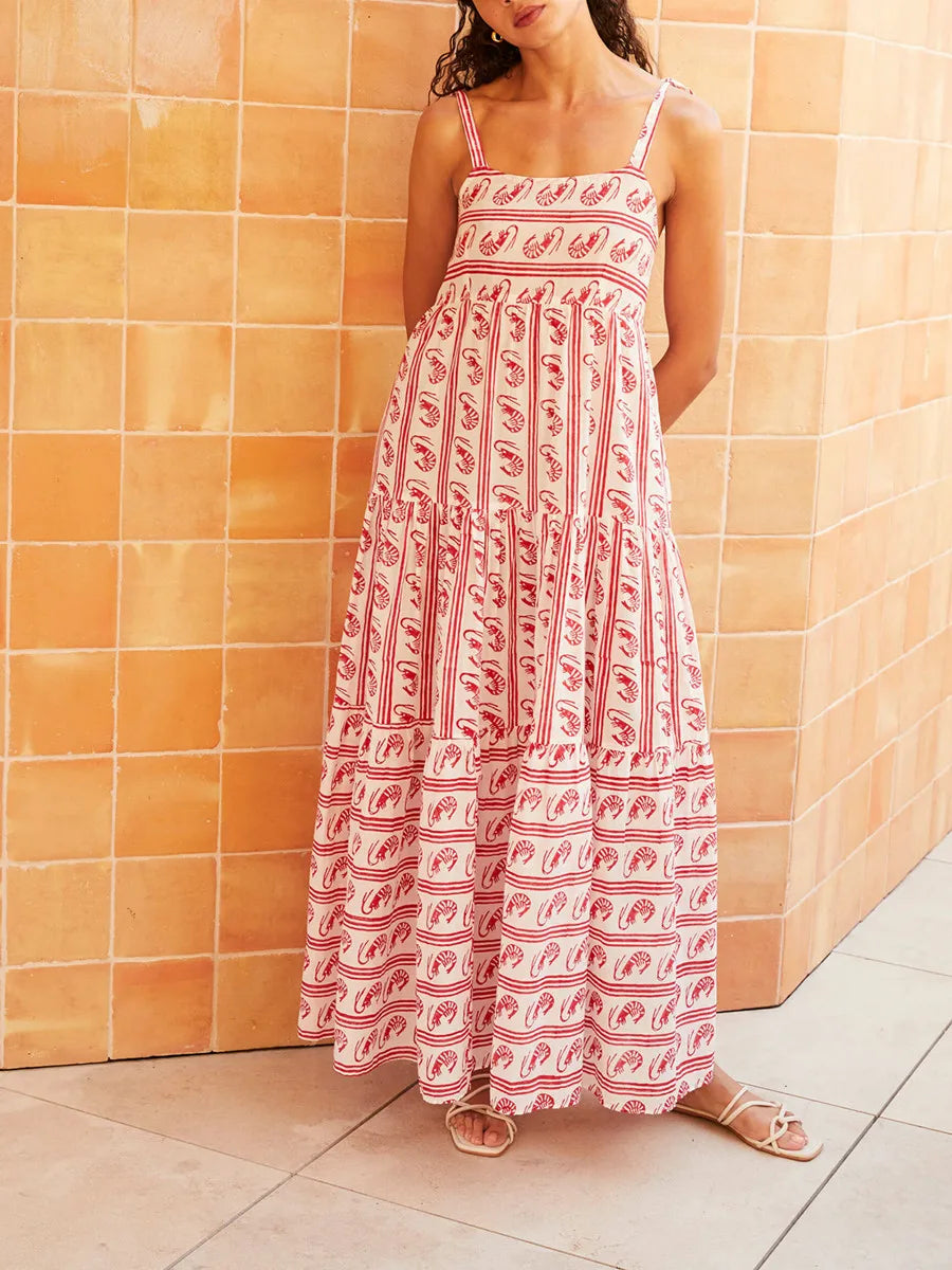 "Elevate Your Summer Wardrobe with Our Stylish Halter Neck Dresses in Blue and Red!"