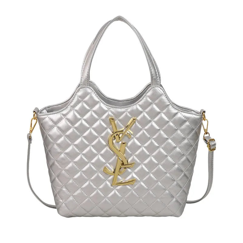 2025 Spring New Style Large Women's Bags, Letter-patterned Large-capacity Tote Bags, Underarm Bags, Fashionable and Versatile