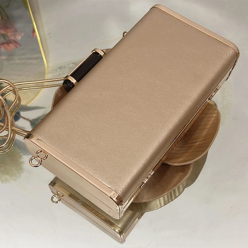 Creative Flower Small Square Bag Fashion Texture Versatile Elegant Crossbody Chain Bag High-grade Leather Irregular Clutch Bag