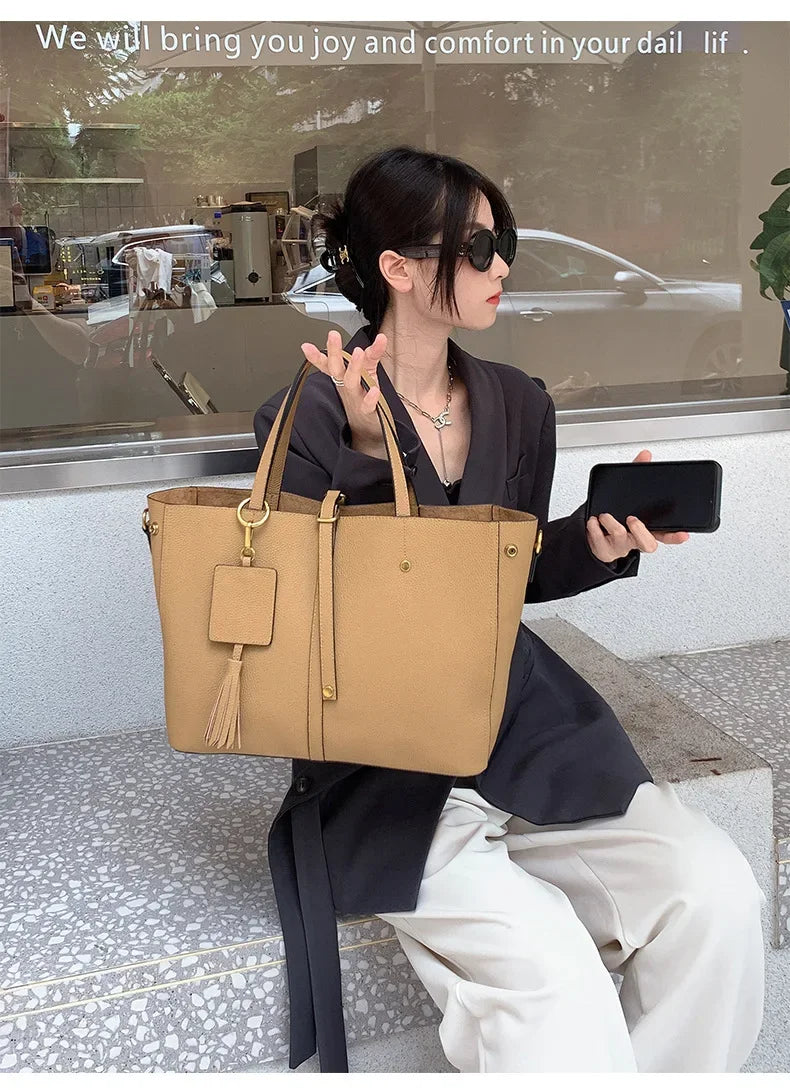Female Soft Natural Cowhide Handbags Women Cow Genuine Leather Shoulder Bag Ladies Fashion Designer Luxury Retro Crossbody Bags