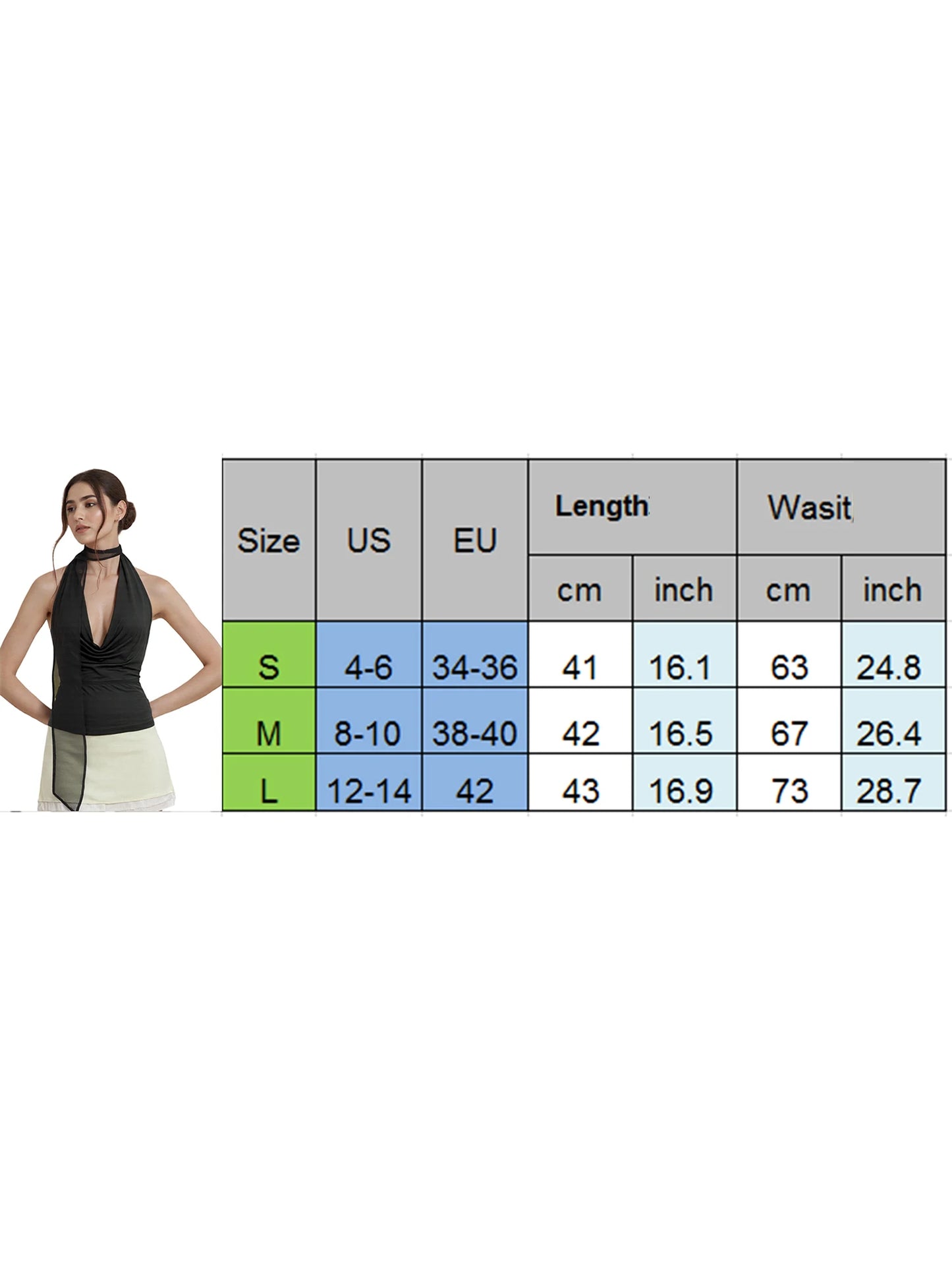Women Tank Tops Solid Color Deep V-Neck Cowl Neck Halter Neck Casual Vests Summer Sleeveless Tops Streetwear