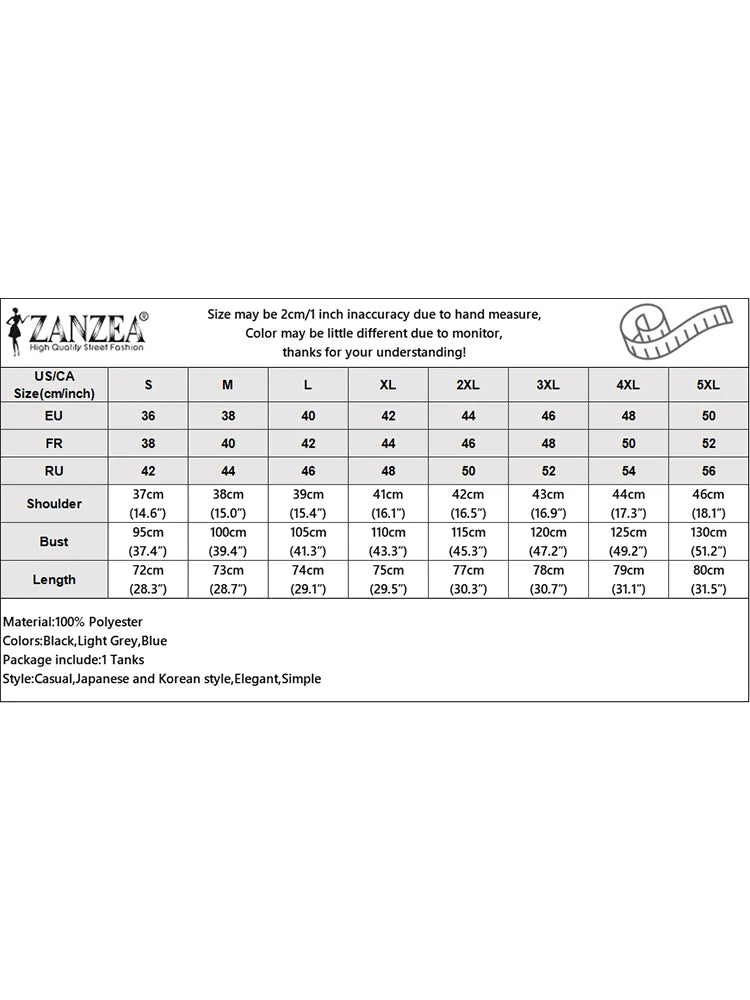 ZANZEA Elegant Round Neck Tank Tops Women Office Lady Buttons Camis 2024 Summer Sleeveless Tanks Fashion Irregular Solid Vests