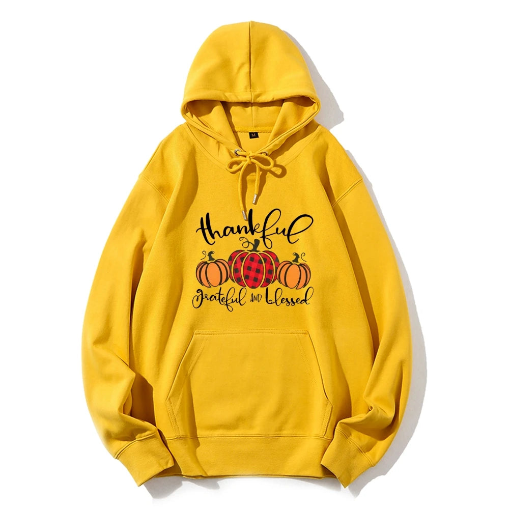 Halloween Pumpkin Graphic Hoodie Casual Drawstring Design Thermal Top Long Sleeve Multi Pocket Sweatshirt Fashion Sweater Autumn