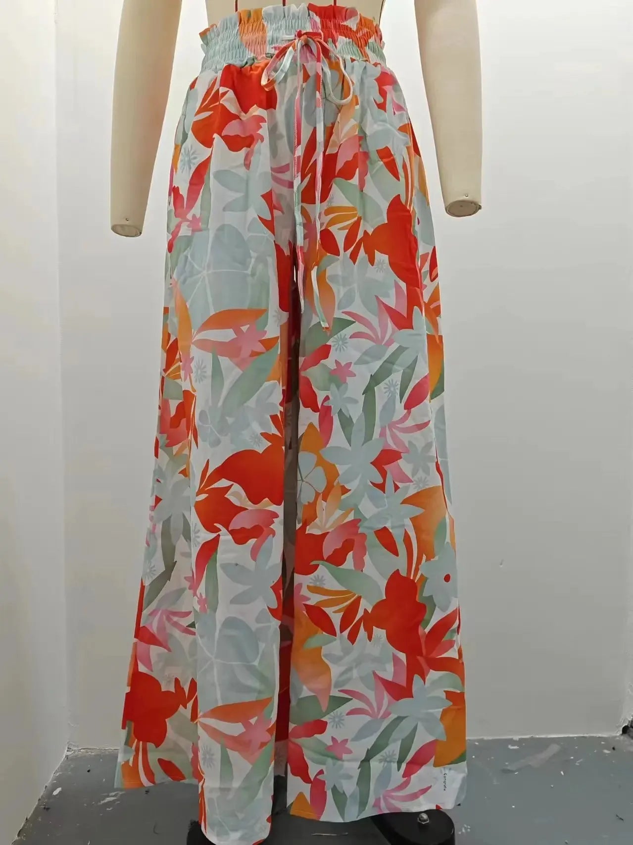 Fashionable Loose Casual Wide Leg Pants Women's Spring Summer Independent Station Long Trousers Comfortable Female Clothing