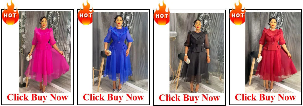 Plus Size African Party Dresses for Women 2025 New Summer Fashion Chiffon Evening Gown Elegant Turkey Muslim Maxi Long Dress