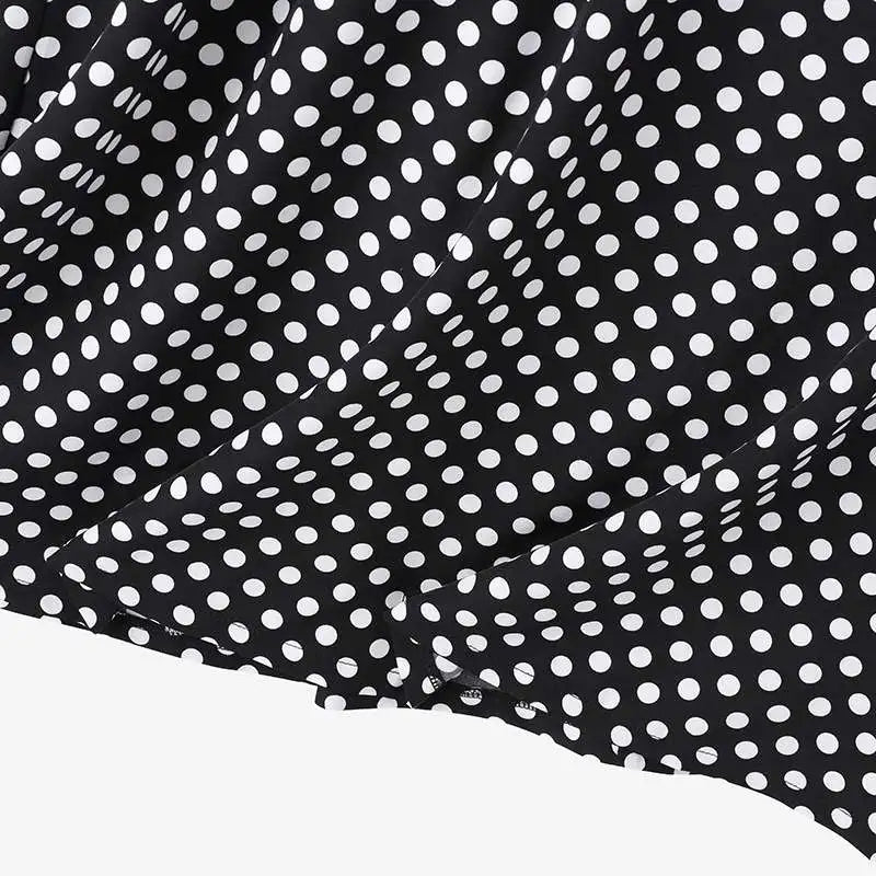 ZANZEA Bohemian Point Dot Printed Dress Women Summer Vestidos 2024 Elegant Sexy Sleeveless Casual Loose Vintage Beach Sundress