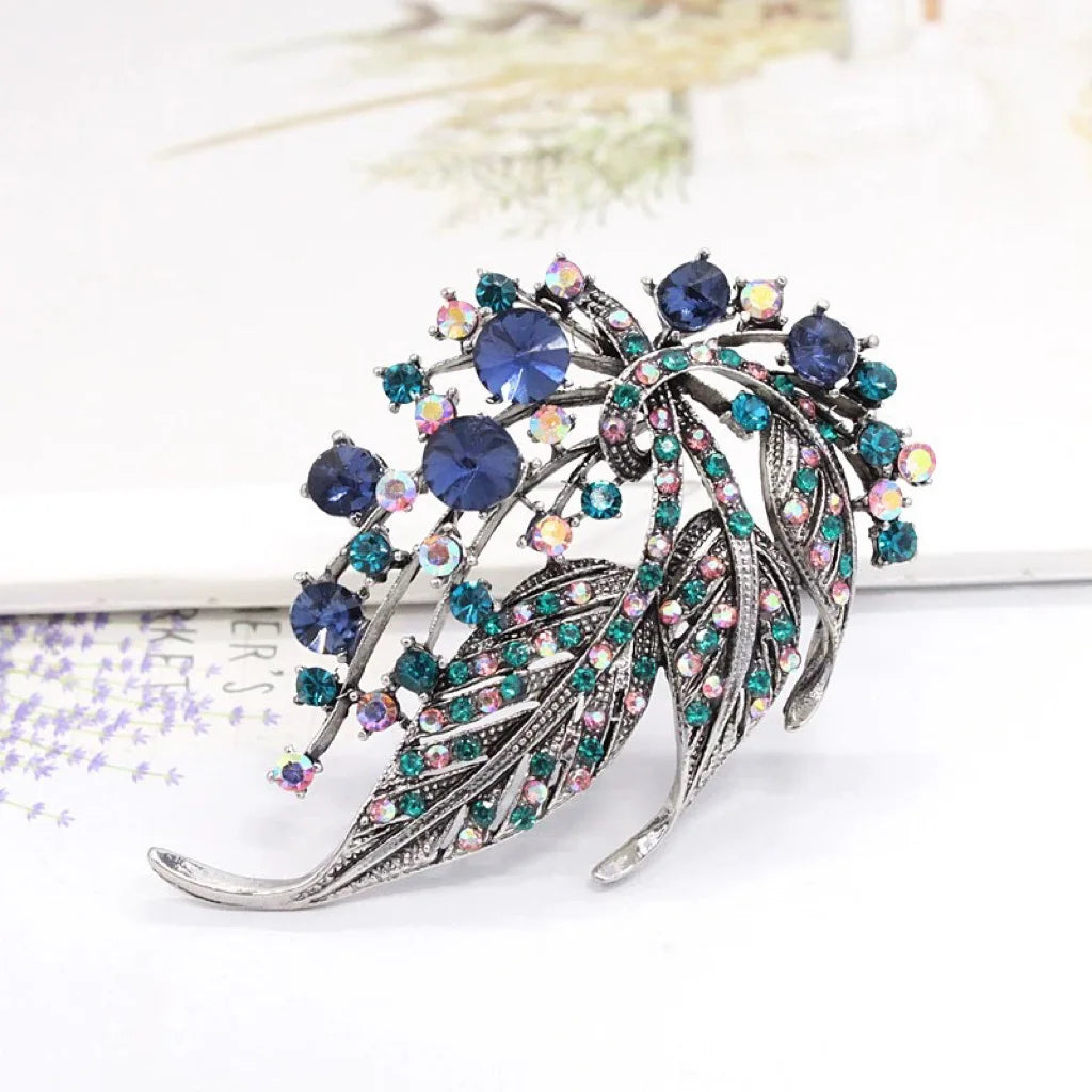 Wuli&baby Shining Bicycle Brooches For Women Unisex 2-color Beautiful Taking Flowers Bike Brooch Pins Gifts-6694