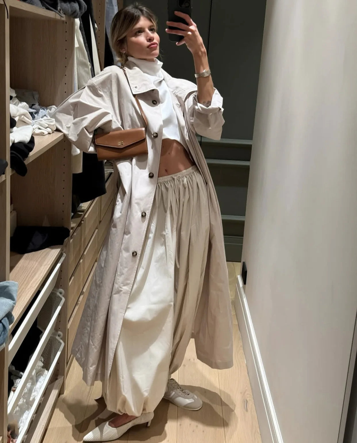 Tossy Summer Fashion Pocket Bloomers Female Trousers Pleated Loose High Waist Patchwork Bandage Streetwear Wide Leg Women Pants